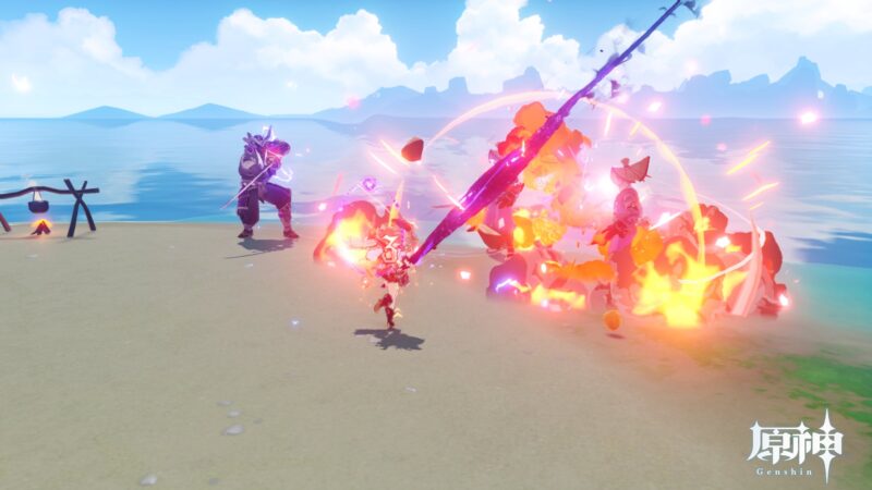 原神の煙緋と雷電将軍
