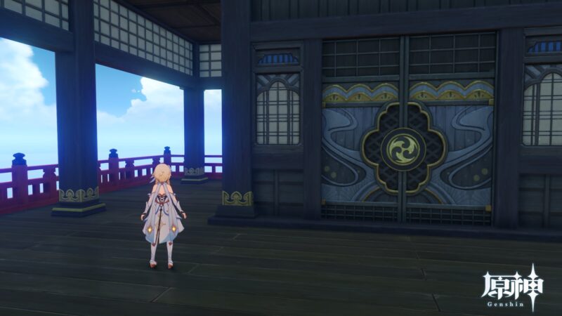 原神の稲妻城の天守閣
